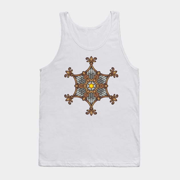 Inspirational MANDALA T-SHIRT MANDALA 296 color Tank Top by abcmandalaclothing